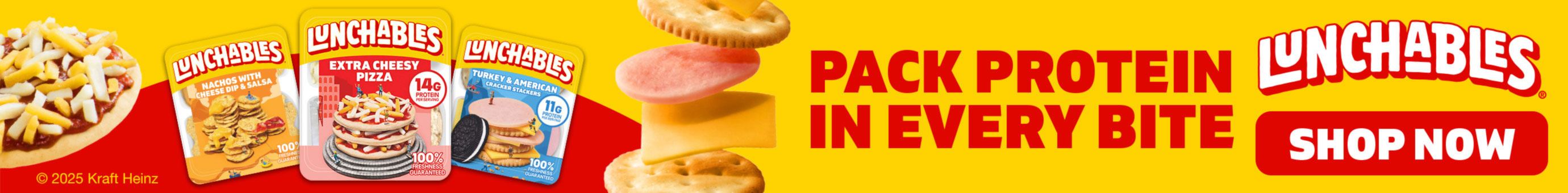 Pack protein in every bite. Shop now